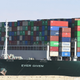 The Panama-flagged MV ‘Ever Given’ container ship is tugged in Egypt’s Suez Canal after it was fully dislodged from the banks, near Suez city, on March 29, 2021.